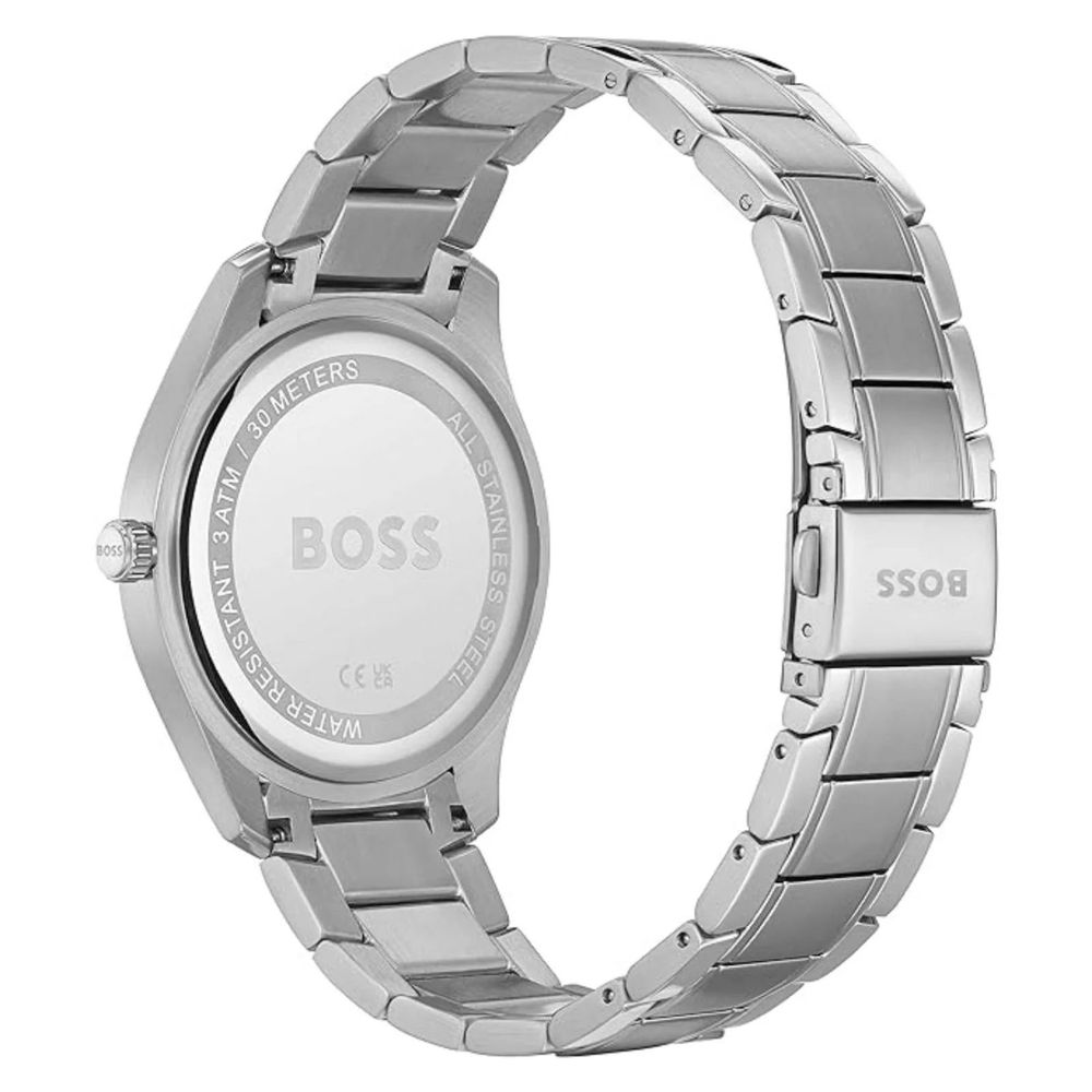 Hugo Boss Gray Stainless Steel Dress Watch | Regal Royce
