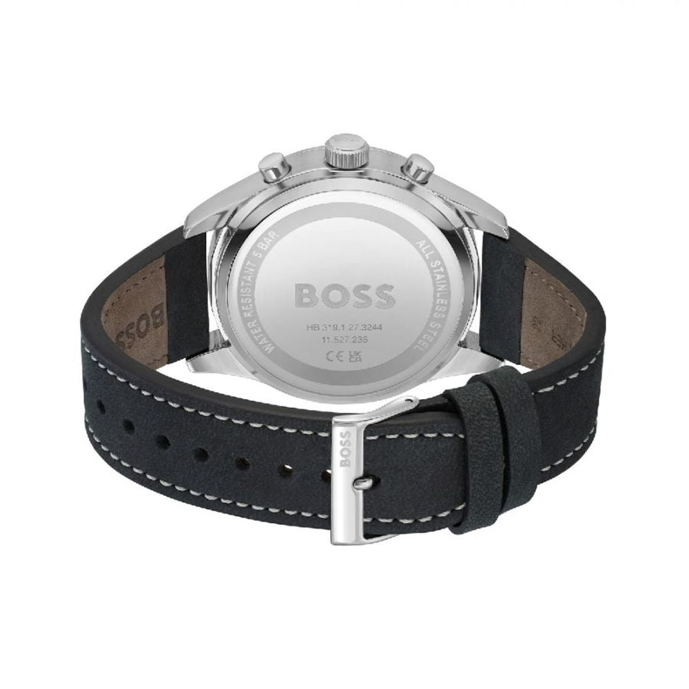 Hugo Boss Black Leather Dress Watch | Regal Royce