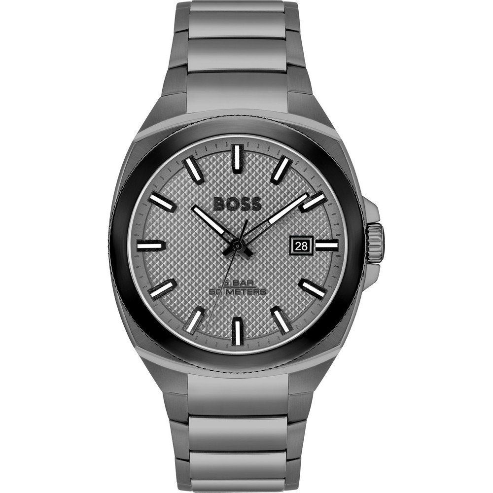Hugo Boss Gray Stainless Steel Dress Watch | Regal Royce