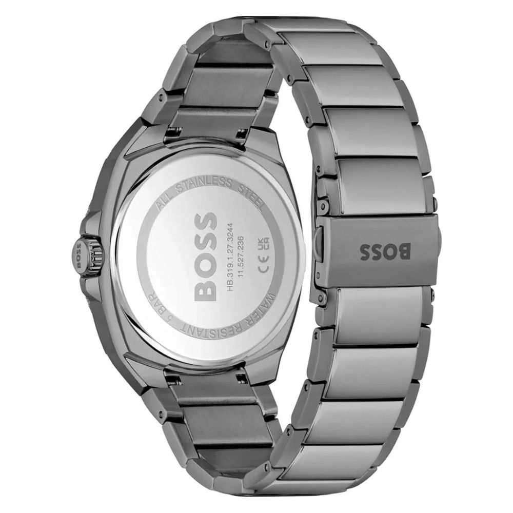 Hugo Boss Gray Stainless Steel Dress Watch | Regal Royce