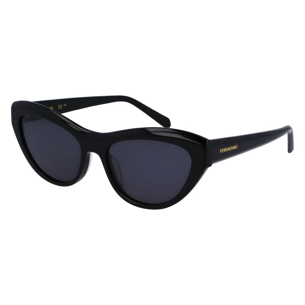 Ferragamo Black Acetate Sunglasses | Regal Royce