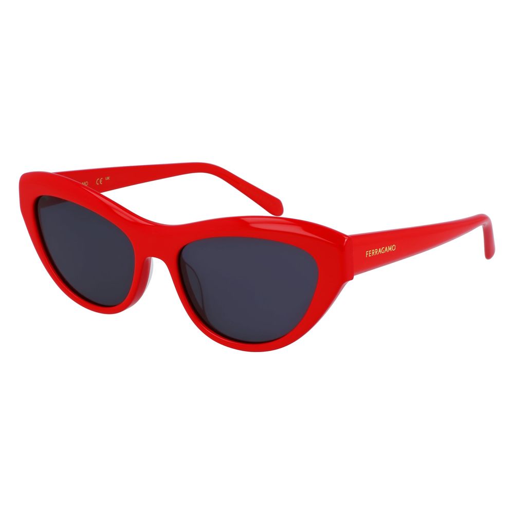 Ferragamo Red Acetate Sunglasses | Regal Royce