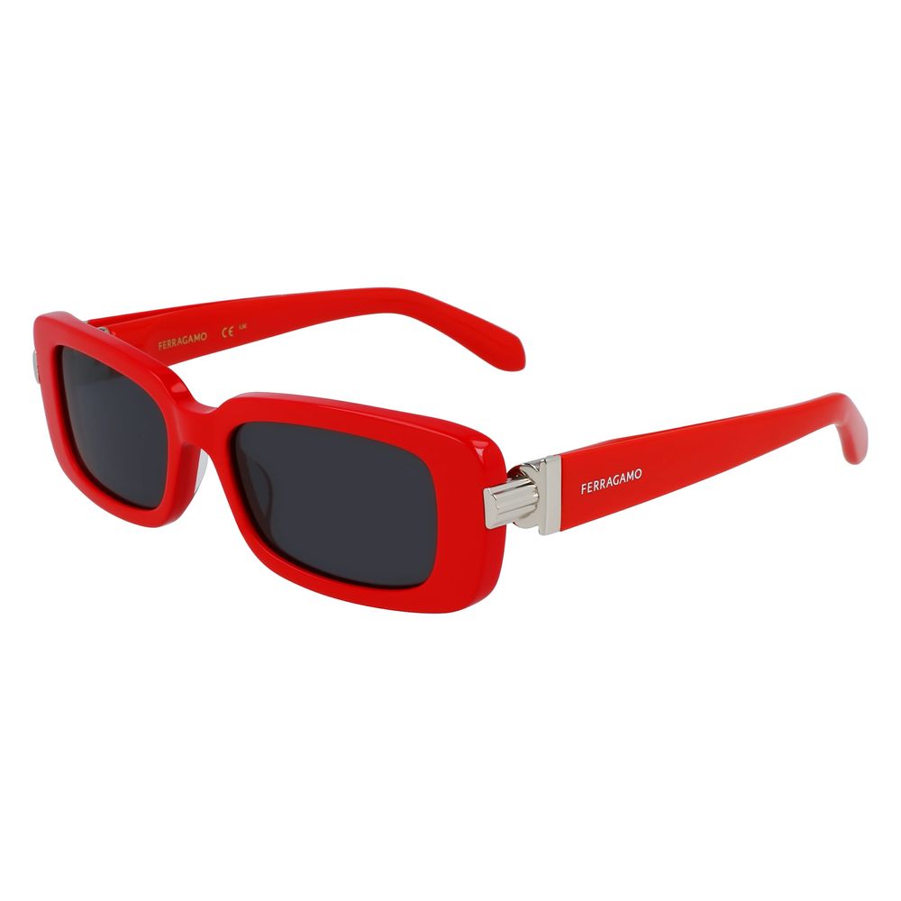 Ferragamo Red Acetate Sunglasses | Regal Royce
