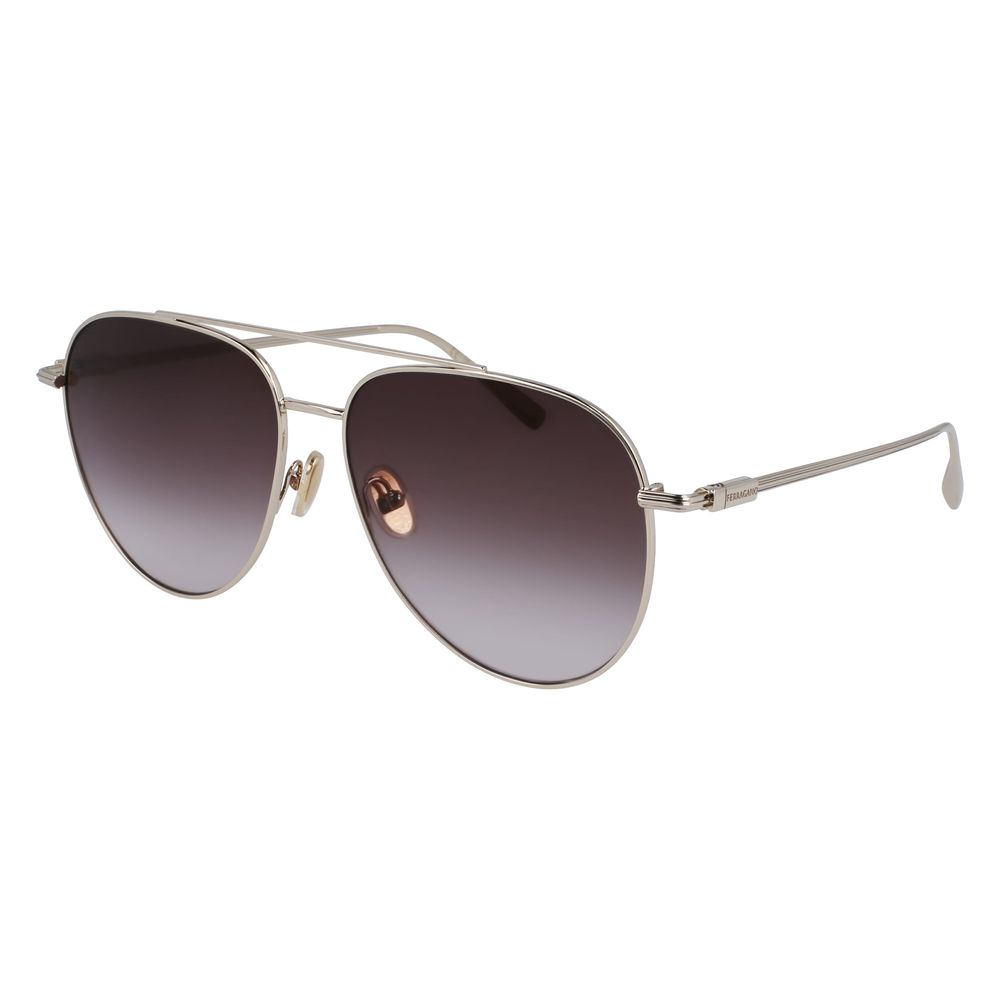 Ferragamo Gold Metal Sunglasses | Regal Royce
