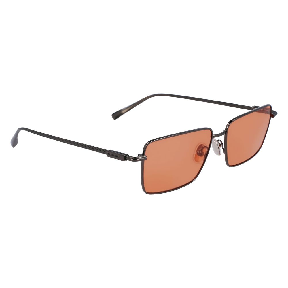 Ferragamo Gray Metal Sunglasses | Regal Royce