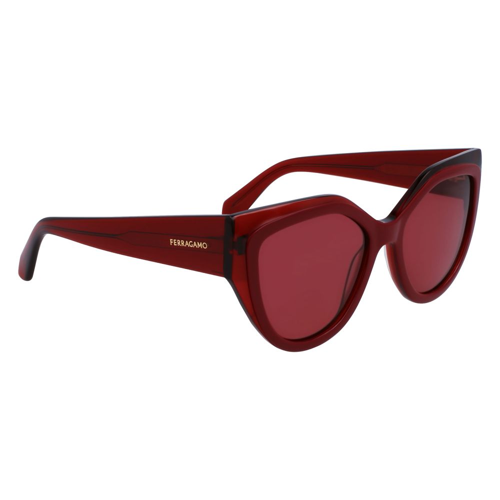 Ferragamo Red Acetate Sunglasses | Regal Royce
