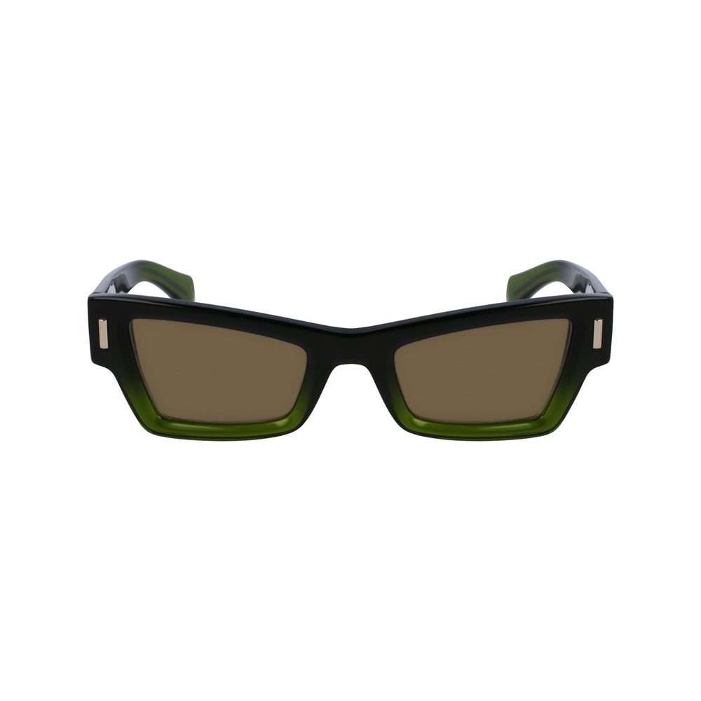 Ferragamo Green Acetate Sunglasses | Regal Royce