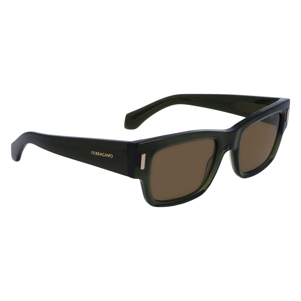 Ferragamo Brown Acetate Sunglasses | Regal Royce