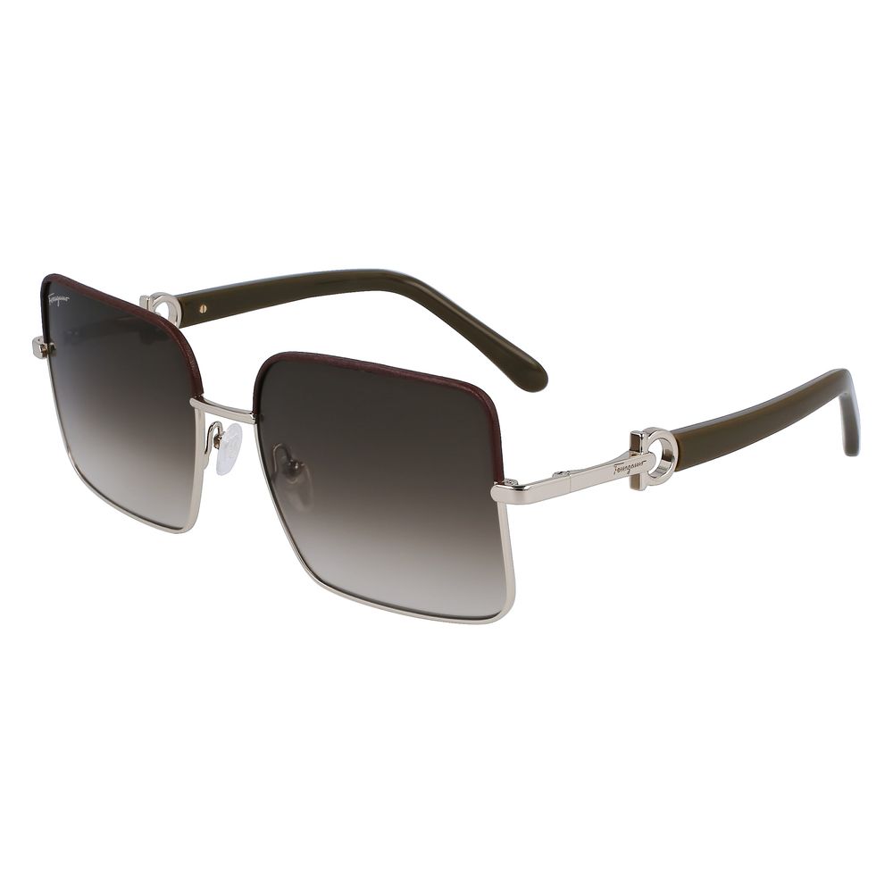Ferragamo Gold Metal Sunglasses | Regal Royce