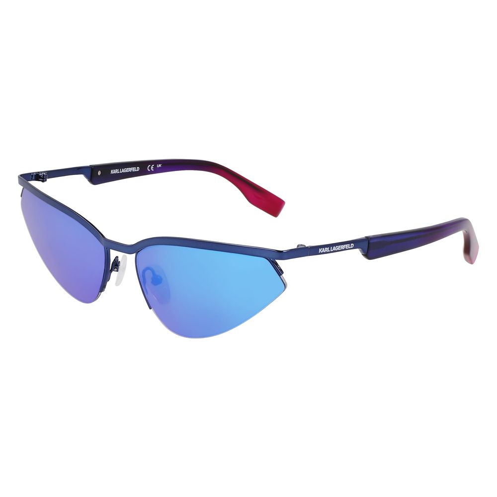 Karl Lagerfeld Blue Metal Sunglasses | Regal Royce