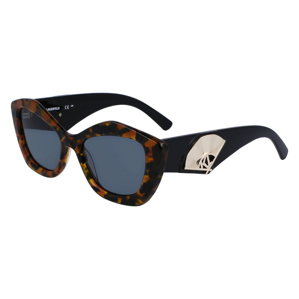 Karl Lagerfeld Brown Acetate Sunglasses | Regal Royce