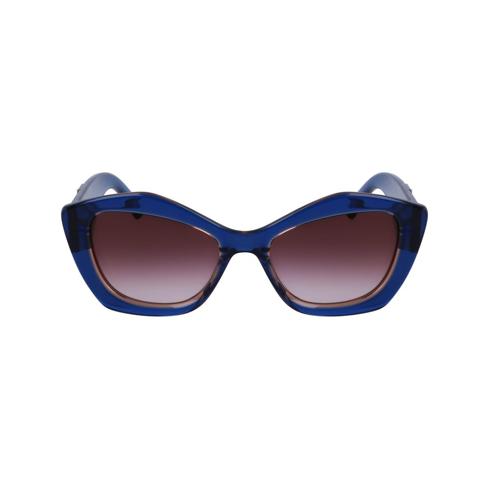 Karl Lagerfeld Blue Acetate Sunglasses | Regal Royce