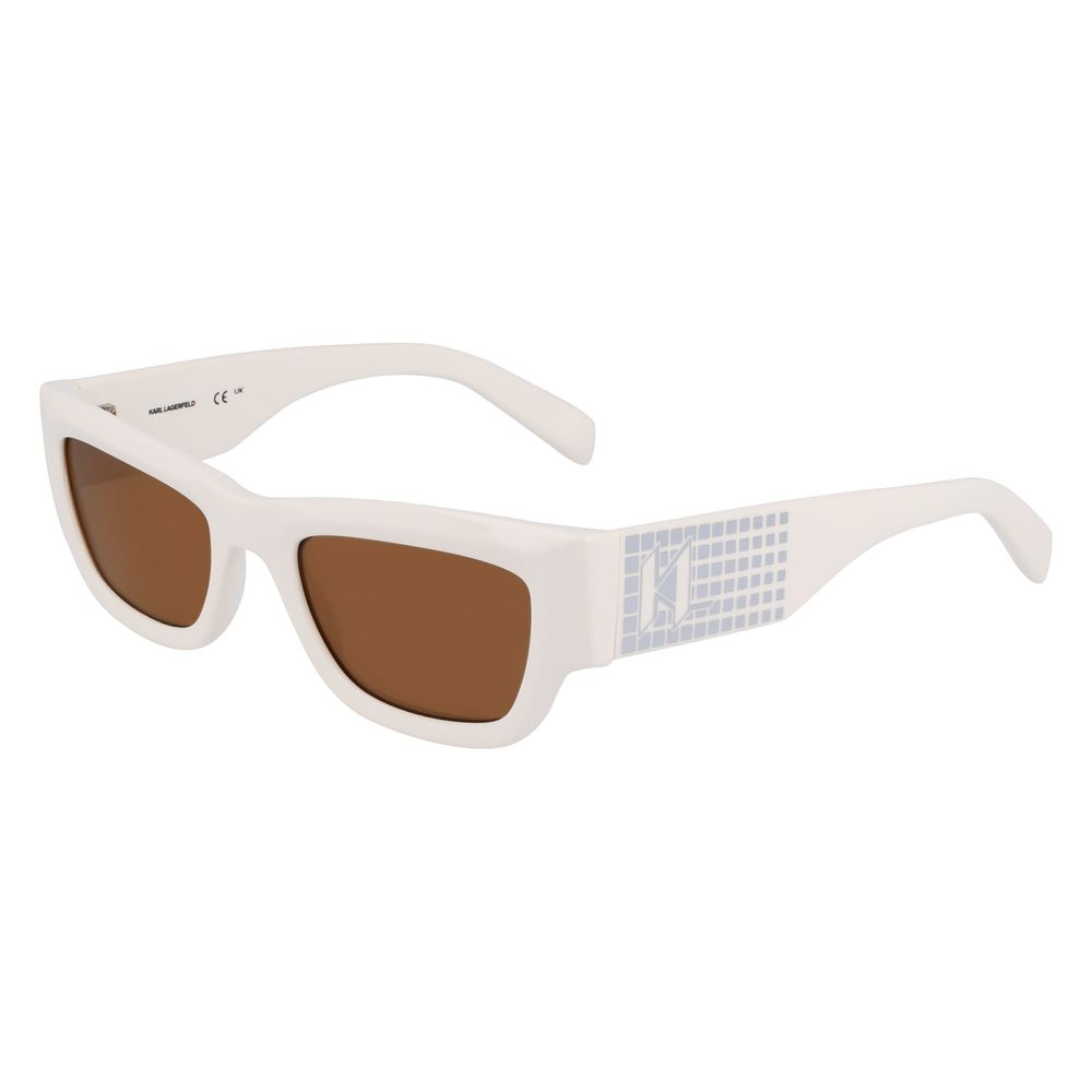 Karl Lagerfeld White Injected Sunglasses | Regal Royce