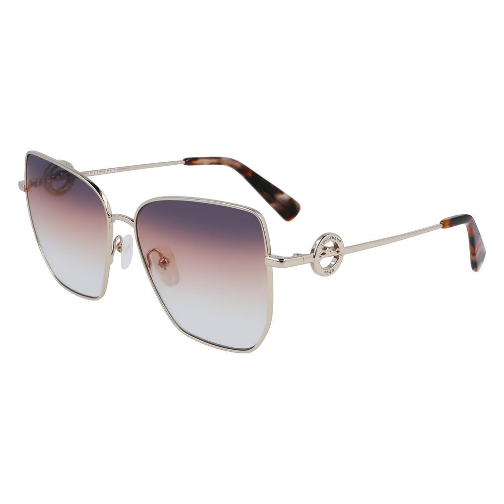Longchamp Gold Metal Sunglasses | Regal Royce
