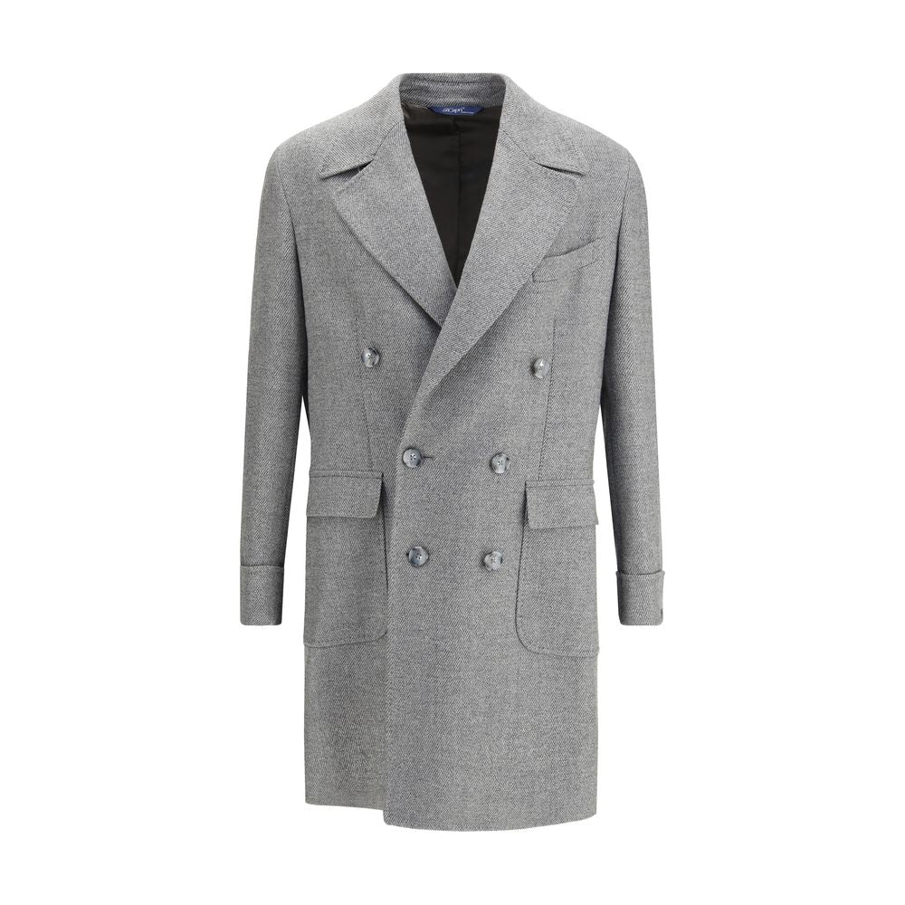 Gi Capri Gray Fleece Wool Coat | Regal Royce