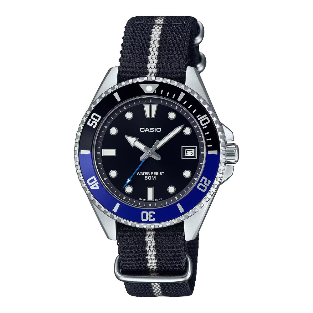 Casio Black Fabric Sport Watch | Regal Royce