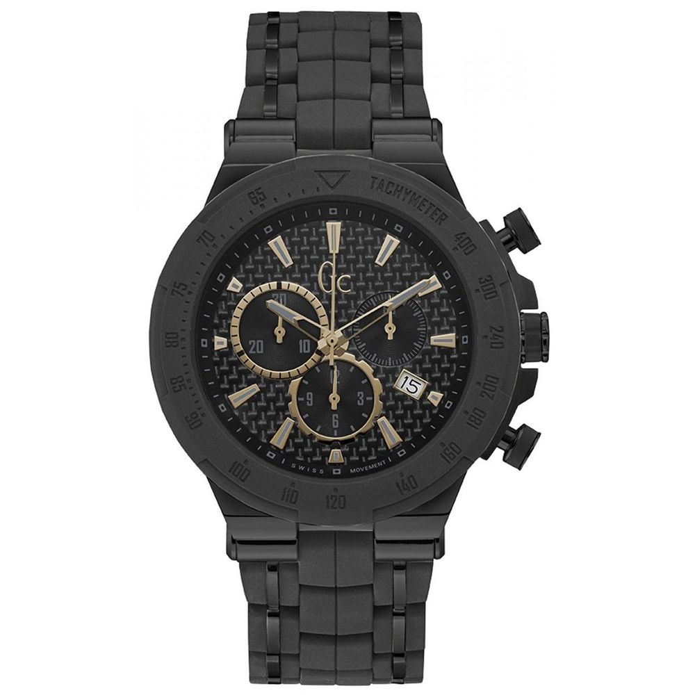 GC Black Stainless Steel Dress Watch | Regal Royce