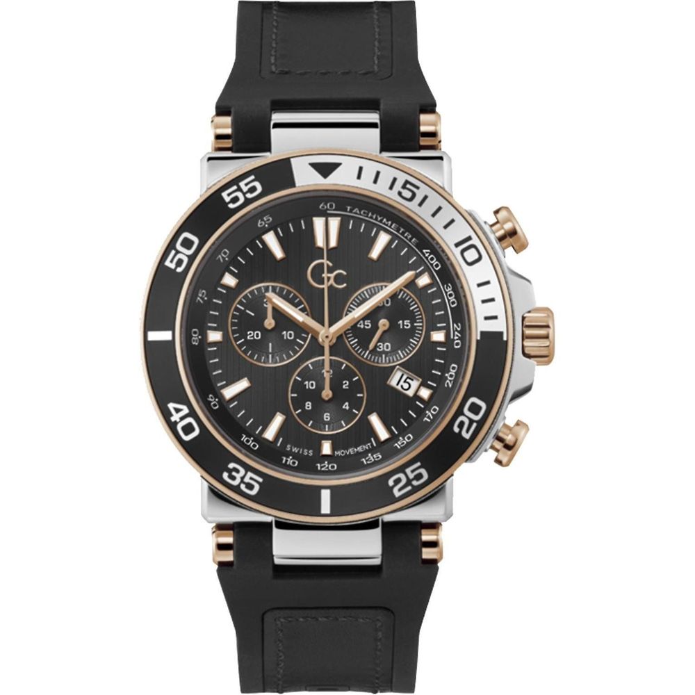 GC Black Synthetic Sport Watch | Regal Royce