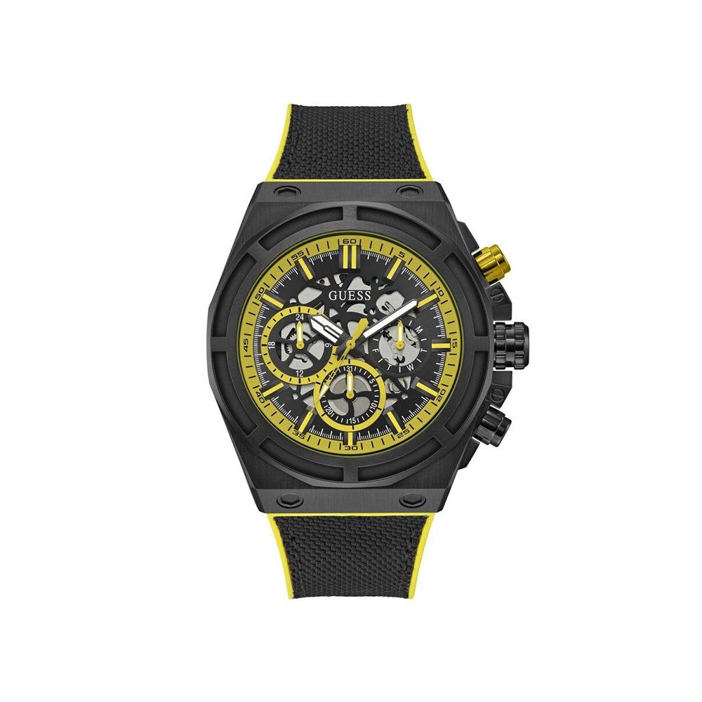 Guess Black Synthetic Sport Watch | Regal Royce