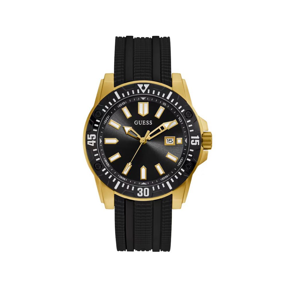 Guess Black Synthetic Dress Watch | Regal Royce