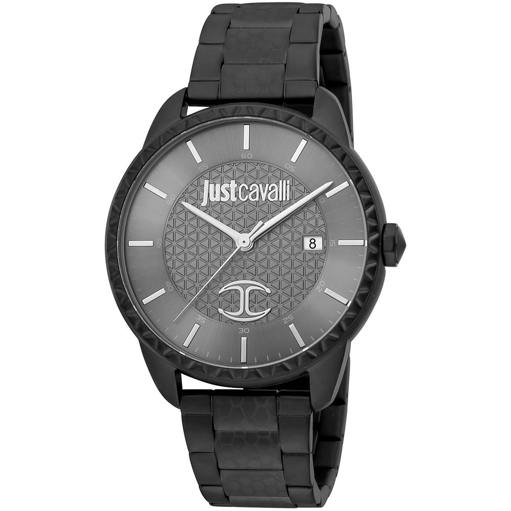 Just Cavalli Black Stainless Steel Dress Watch | Regal Royce