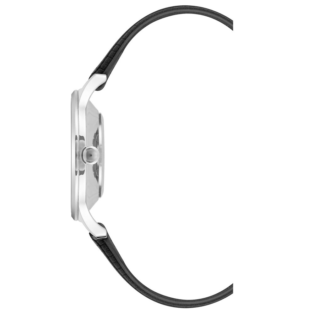 Nine West Black Leather Dress Watch | Regal Royce