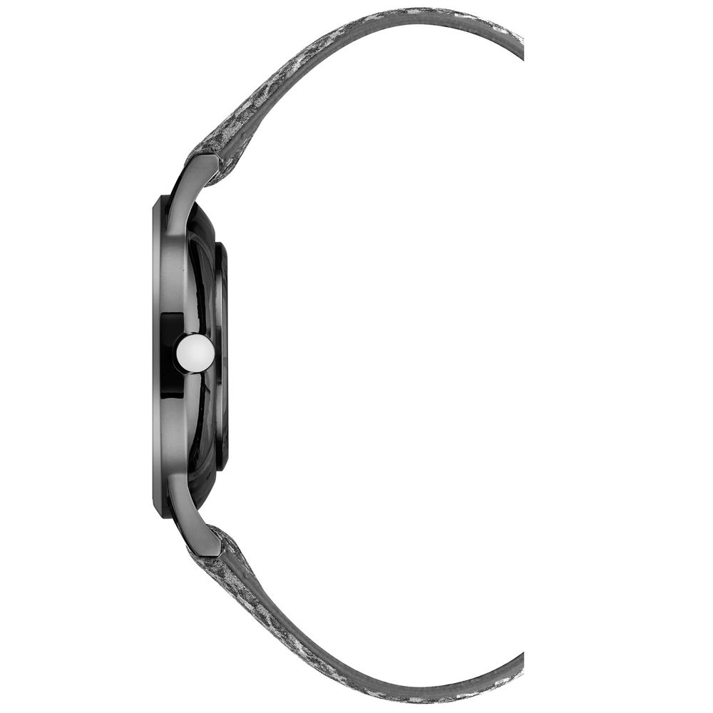 Nine West Black Leather Dress Watch | Regal Royce