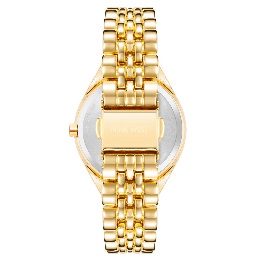 Nine West Gold Metal Dress Watch | Regal Royce