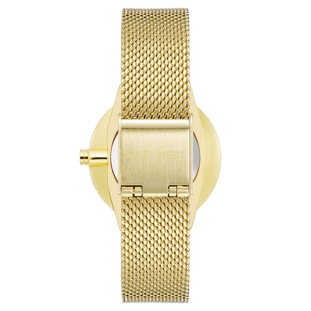 Nine West Gold Stainless Steel Bracelet Watch