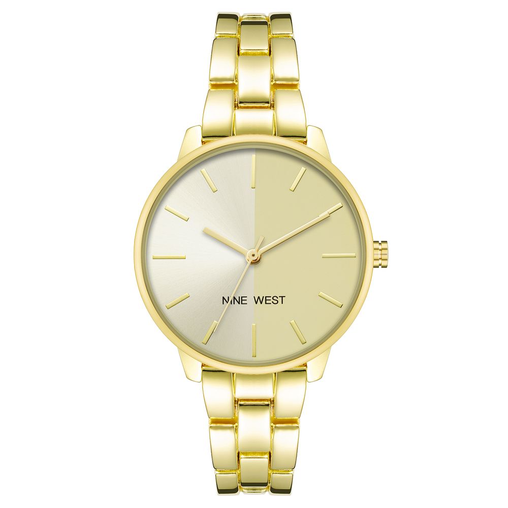 Nine West Gold Metal Dress Watch | Regal Royce