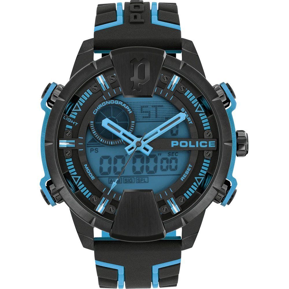 Police Black Synthetic Sport Watch | Regal Royce