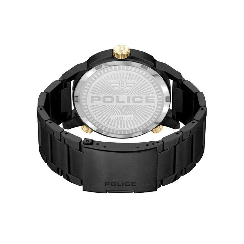 Police Black Stainless Steel Dress Watch | Regal Royce