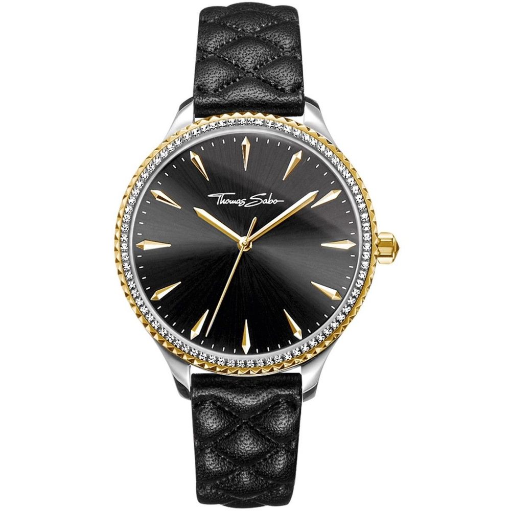 Thomas Sabo Black Leather Dress Watch | Regal Royce