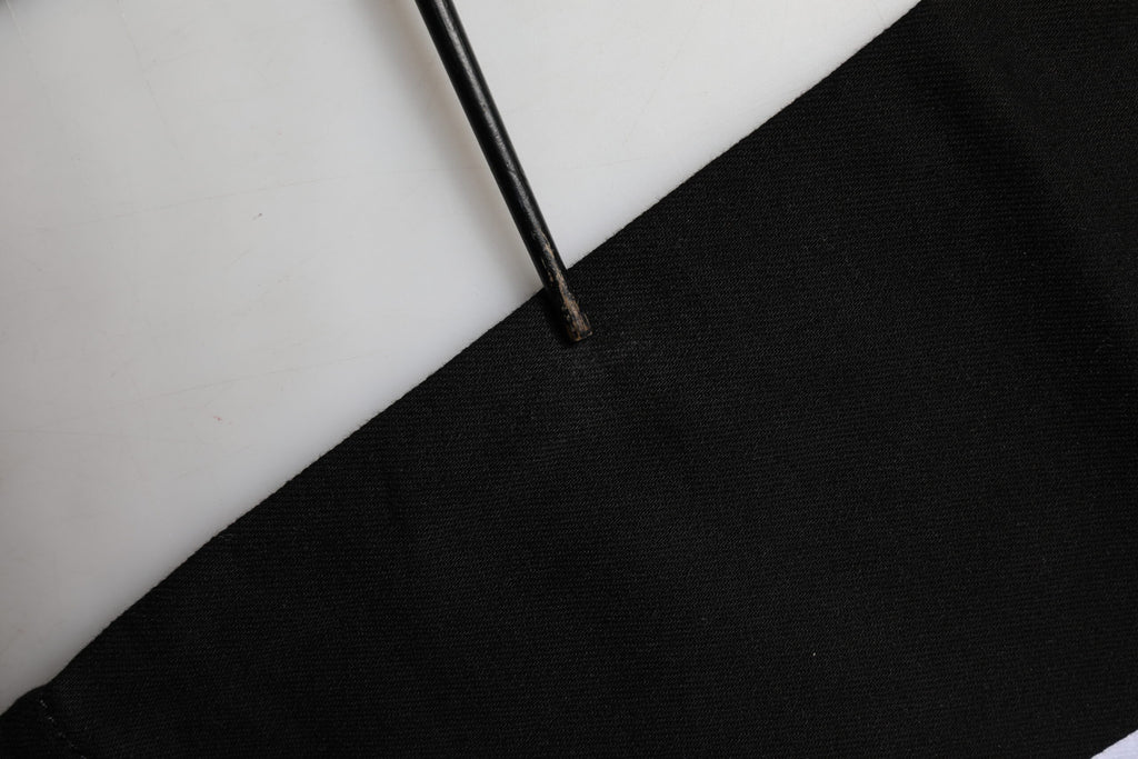 Dolce & Gabbana Black Cotton MidWaist Skinny Denim Logo Jeans