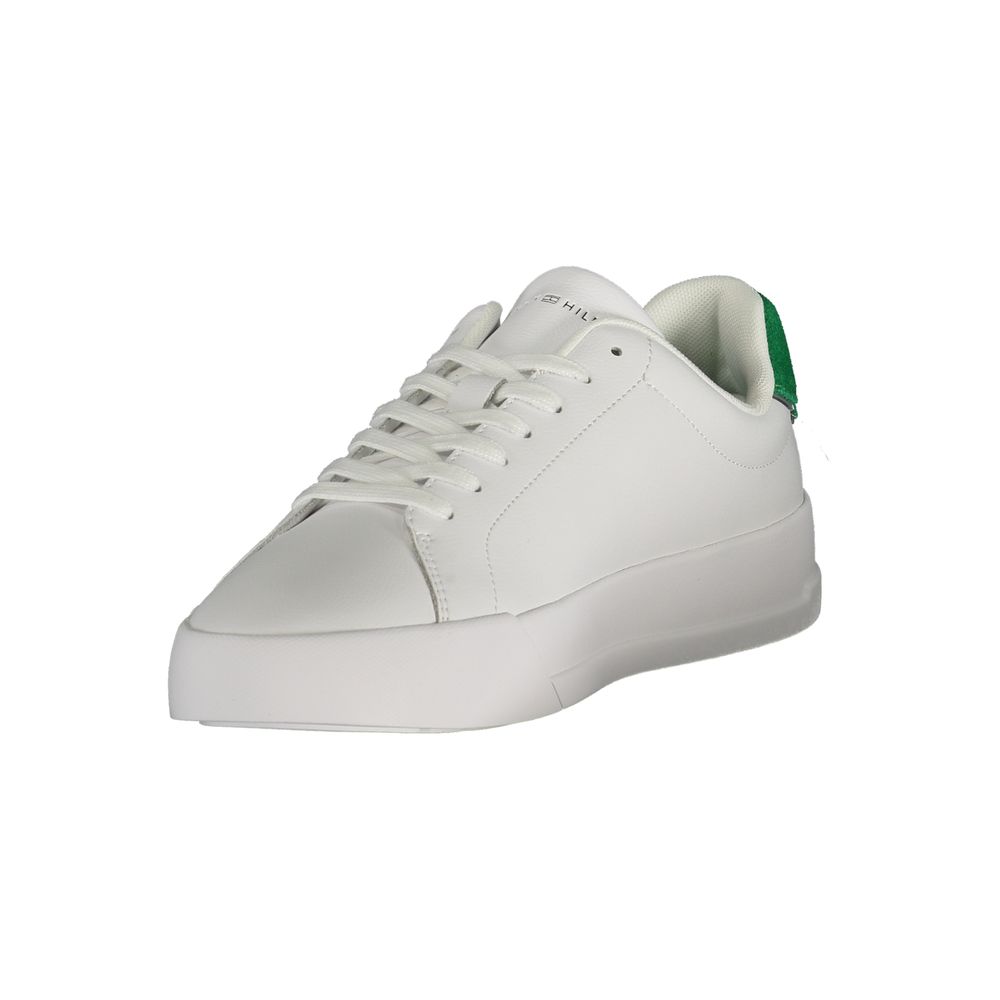 Tommy Hilfiger White Polyester Sneaker