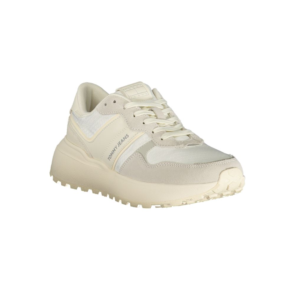 Tommy Hilfiger White Polyurethane Women Sneaker | Regal Royce