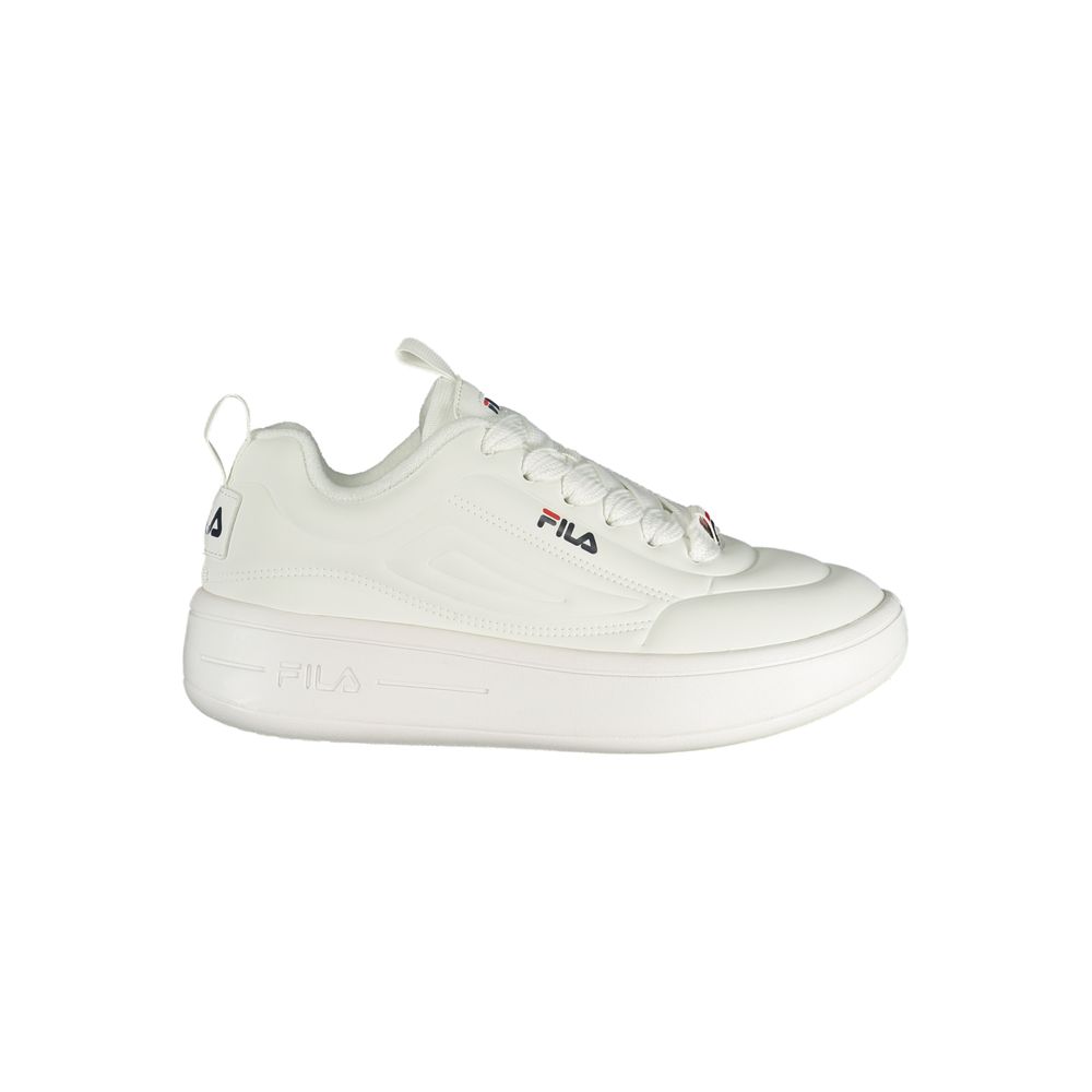 Fila White Polyester Women Sneaker | Regal Royce