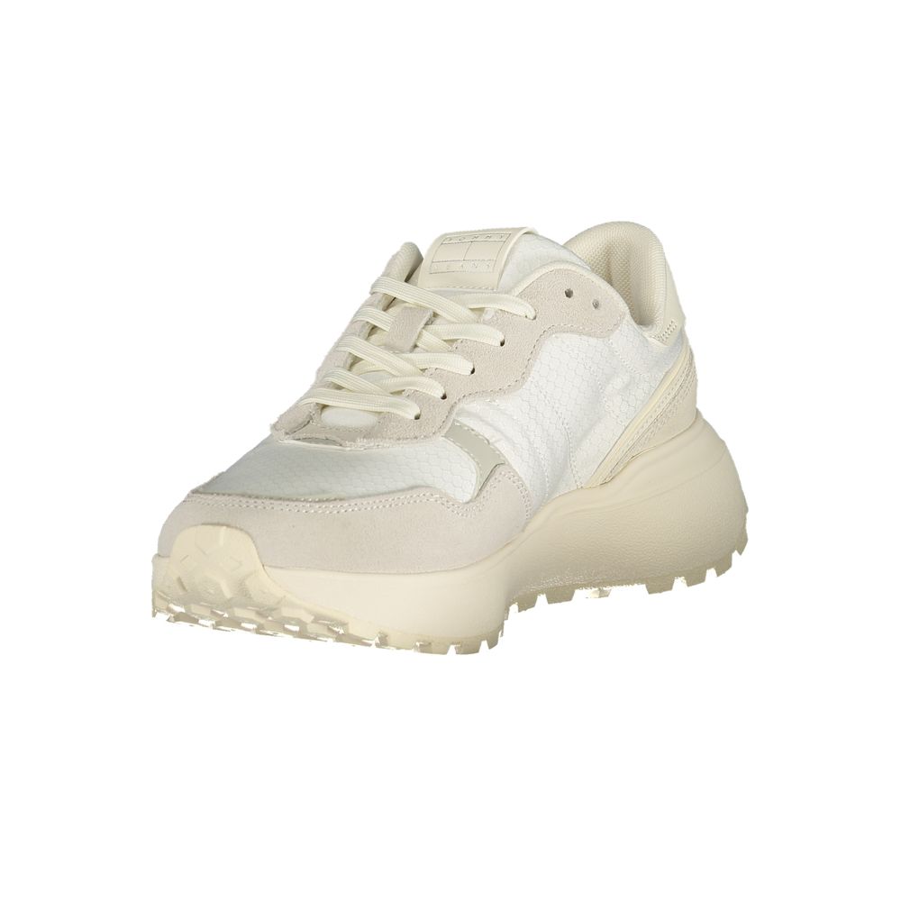 Tommy Hilfiger White Polyurethane Women Sneaker | Regal Royce