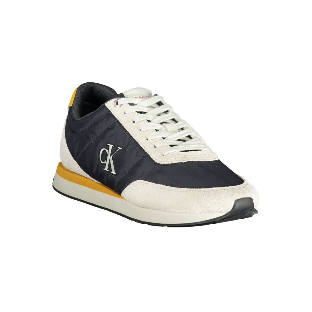 Calvin Klein Blue Recycled Polyester Men Sneaker | Regal Royce