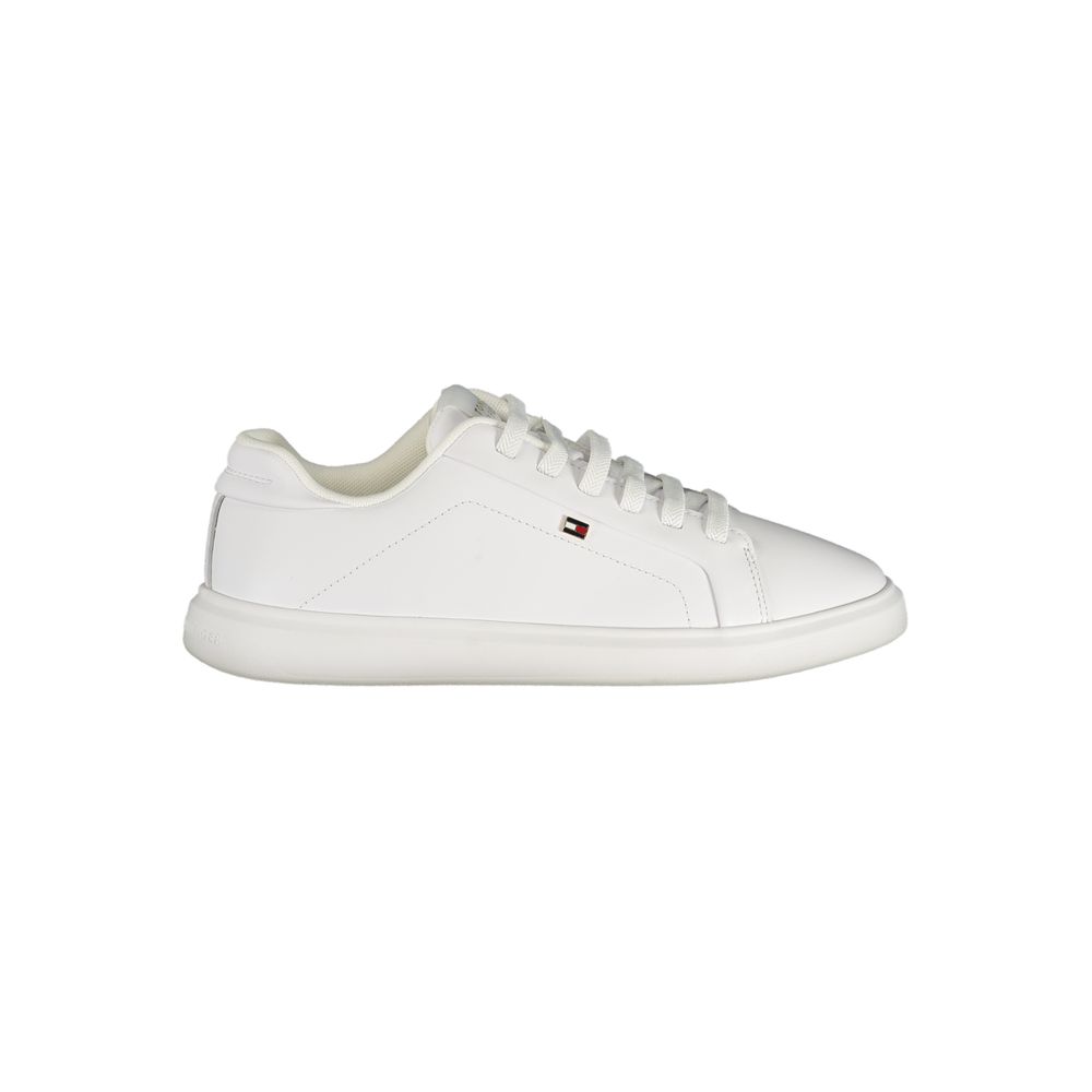 Tommy Hilfiger White Polyester Sneaker