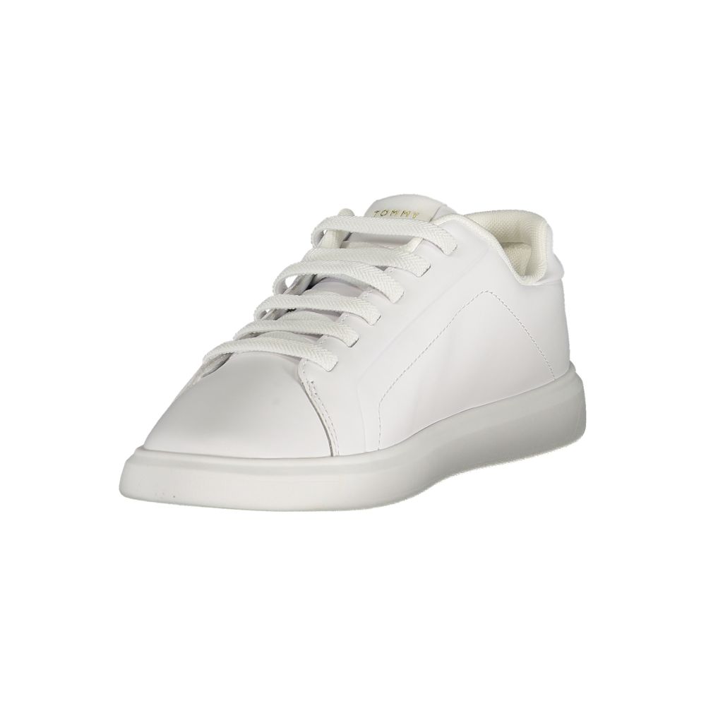 Tommy Hilfiger Bianco Polyurethane Women Sneaker | Regal Royce