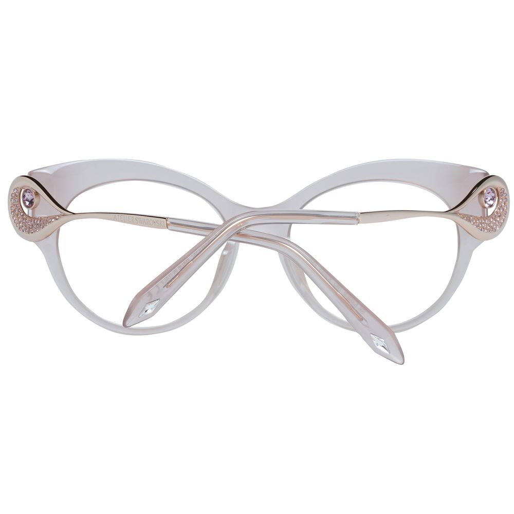 Atelier Swarovski Beige Plastic Glasses (Frames) | Regal Royce