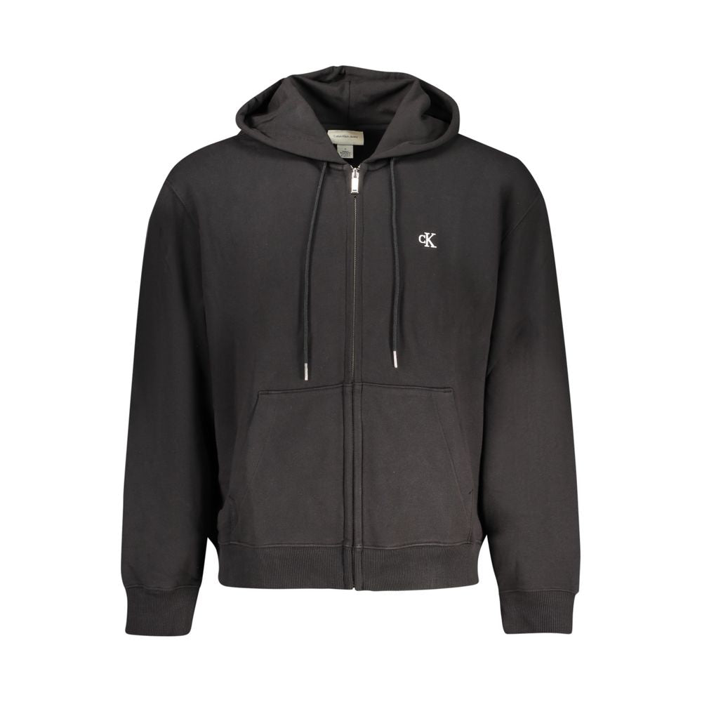 Calvin Klein Black Cotton Men's Sweatshirt Hoodie | Regal Royce
