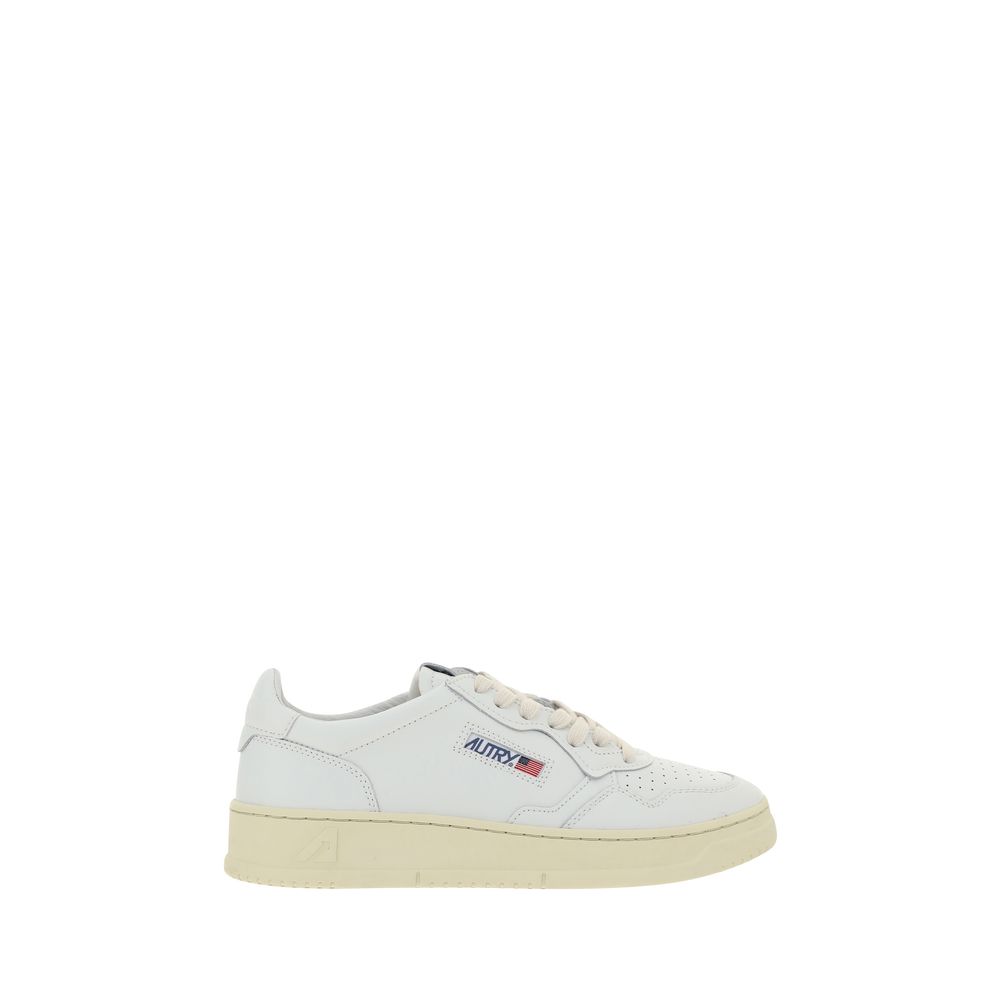 Autry White Calf Leather Bos Taurus Sneakers | Regal Royce