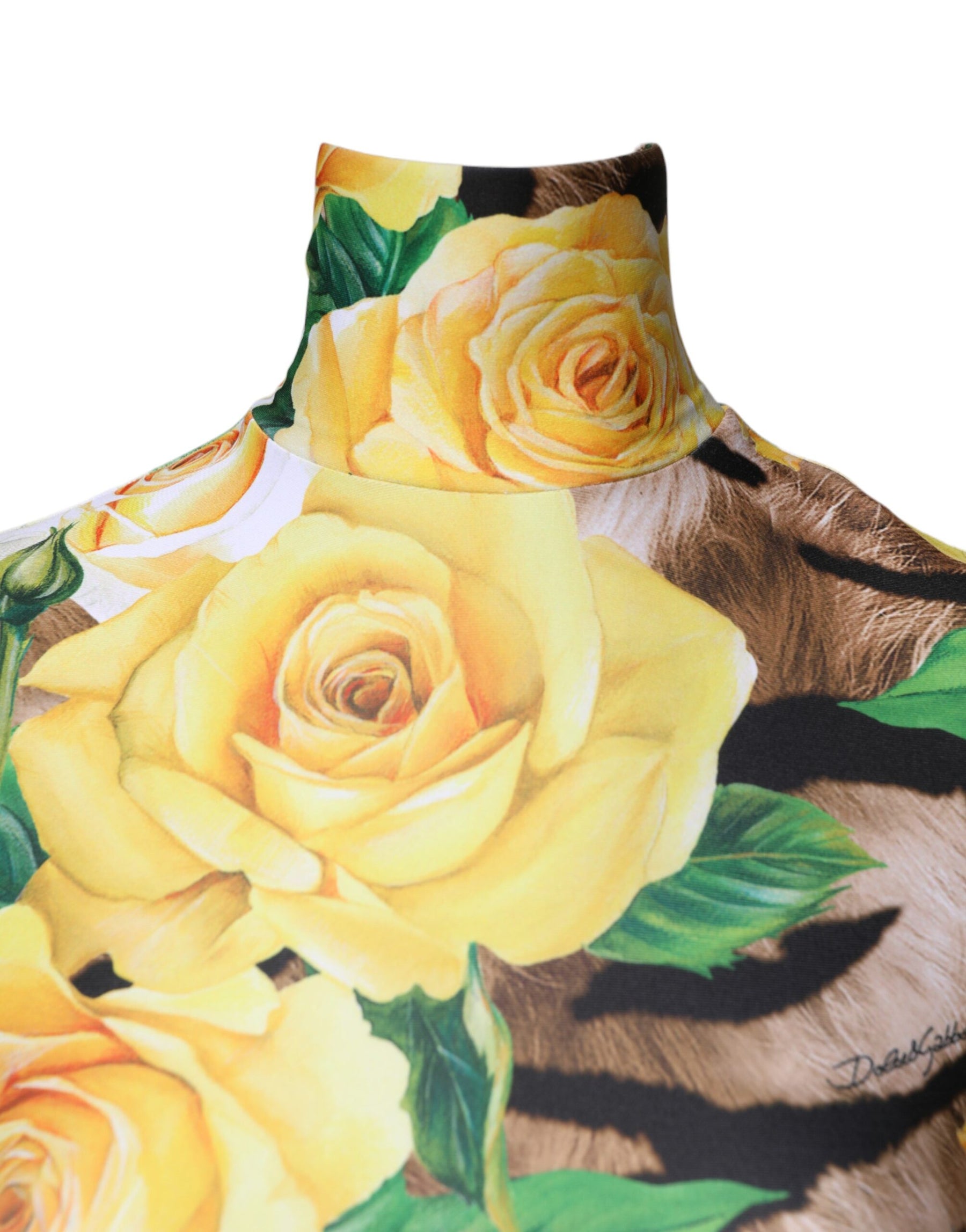 Dolce & Gabbana Multicolor Floral Print Sheath Mini Dress | Regal Royce