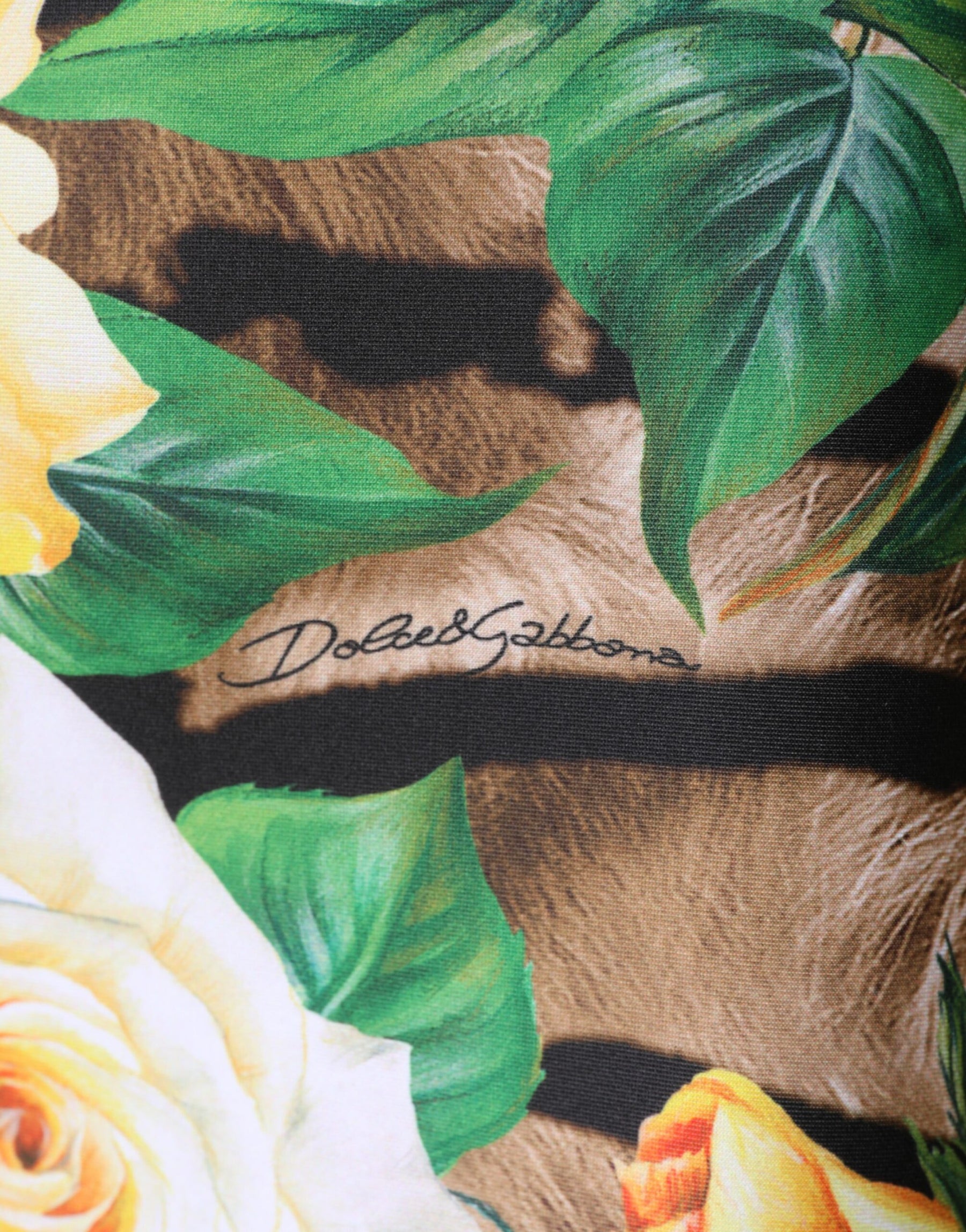 Dolce & Gabbana Multicolor Floral Print Sheath Mini Dress | Regal Royce