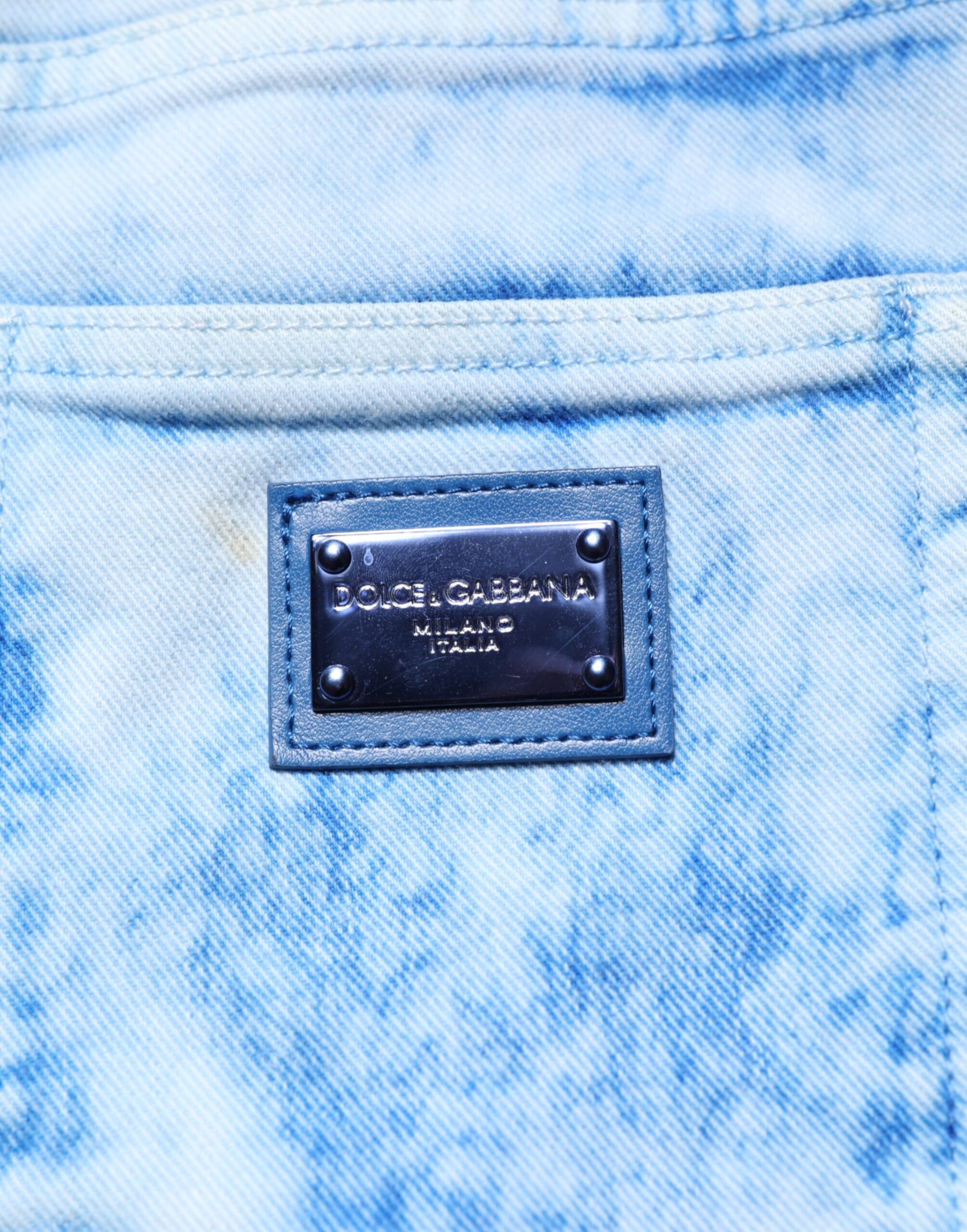 Dolce & Gabbana Light Blue High Waist Skinny Denim Jeans | Regal Royce