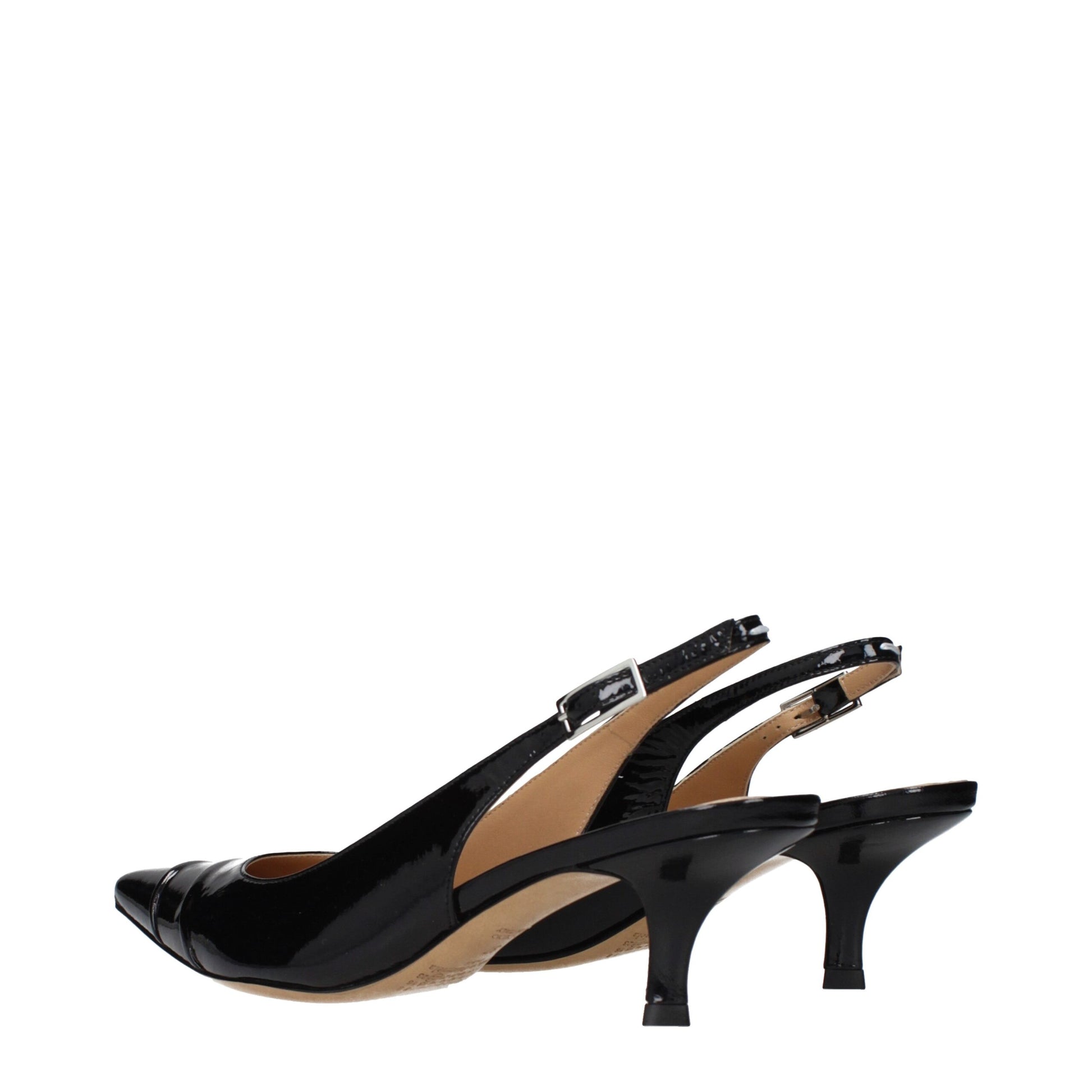 Maison Margiela Black Leather Mid Heel Pumps | Regal Royce