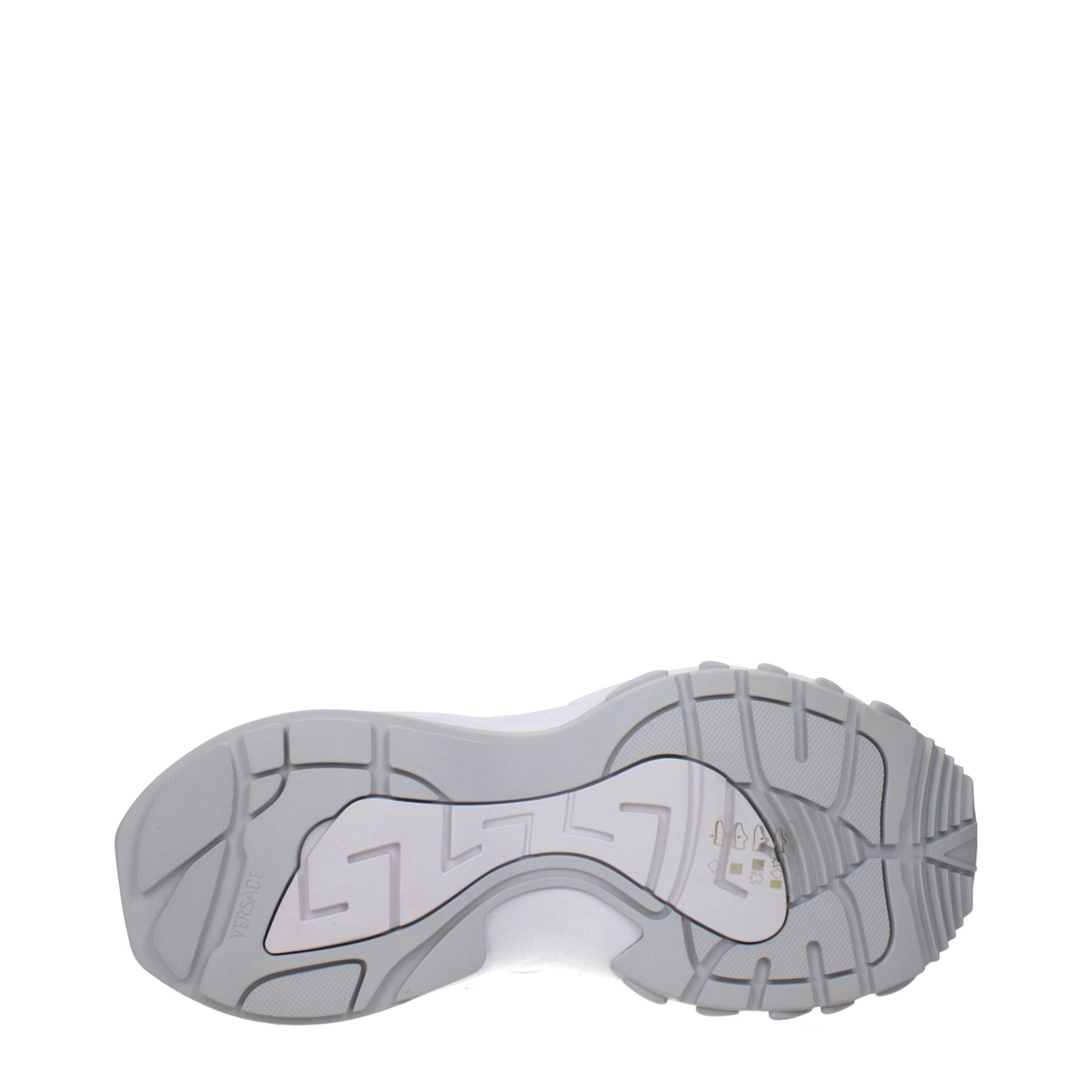 Versace White Fabric Chunky Sneakers | Regal Royce