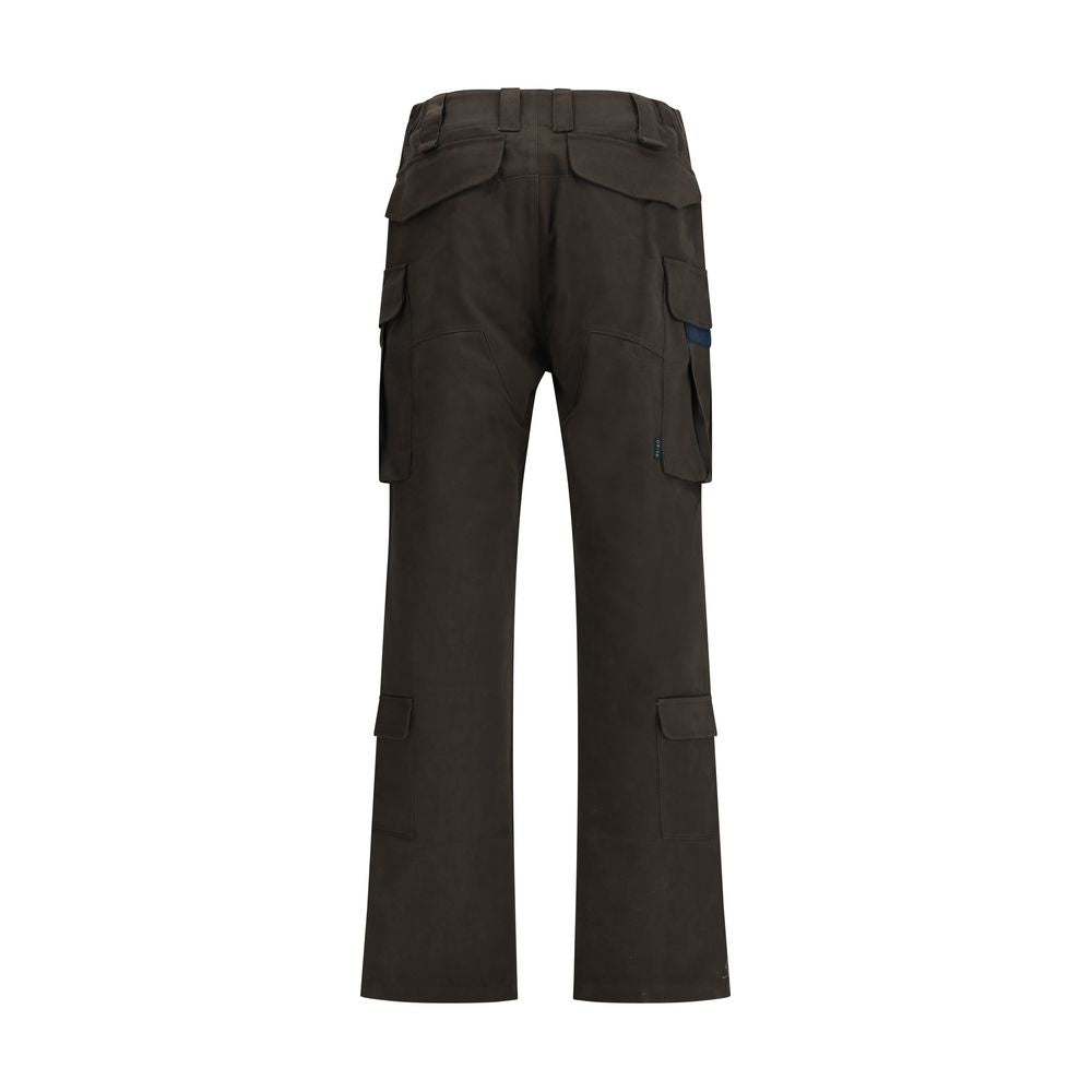 GR10K Brown Cotton Cargo Pants | Regal Royce